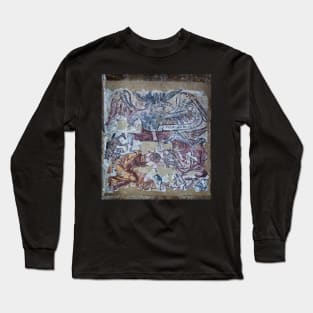 Medieval Wall Painting in St Michael and St Mary's Church Long Sleeve T-Shirt